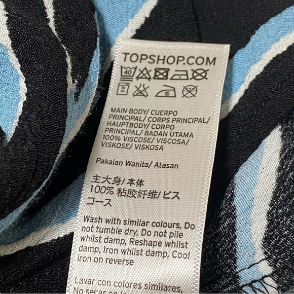 TOPSHOP ZEBRA PRINT TOP - Picture 6 of 9